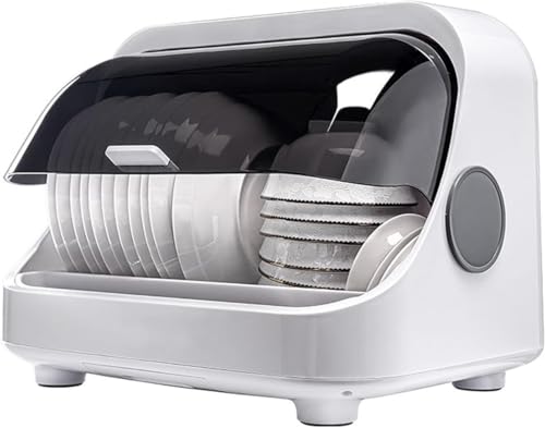 Vinebeautiful【USB充電式】小型食器乾燥機 大容量引出しタイプ 食器棚水切りラック 縦型設計 防カビ機能付き 一人用コンパクト 節水・節電 食洗機兼用 消毒キャビネット 食器収納に最適 (普通) [並行輸入品]